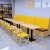 Import Restaurant sofa long booth hot pot restaurant multi-person seat from China