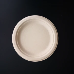 Restaurants Use Foam Plates Disposable Food Microwavable Disposable White Paper Plate Leaf Disposable Eco Friendly Square Plate