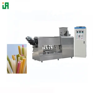Rice Cassava Base disposable edible thermoplastic starch fully degradable straw machine