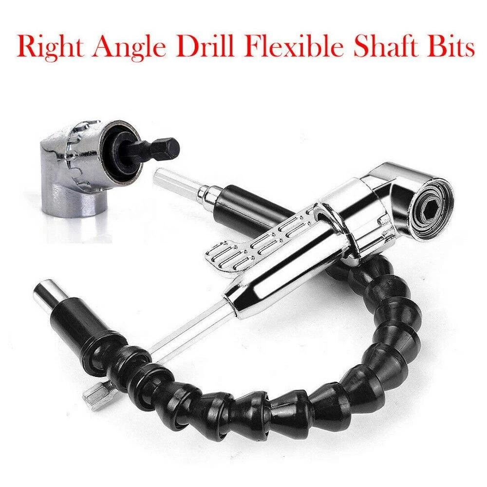 Buy Right Angle Drill Flexible Shaft Bit Extension Screwdriver Holder ...