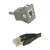 Import Rj45 Male to Female CAT5e Panel Mount Snap In Extension Ethernet network Cable from China