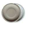 RM240 Vanity Fair Impressions Disposable Plates, 10&quot;, 40 Count, Dinner Bagasse Sugarcane Paper Plates Set