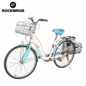 RockBros Road MTB Box Bike Bicycle bicicleta Firm Classic Folding Pannier Cycling Ciclismo Front Rear Foldable Handlebar Basket