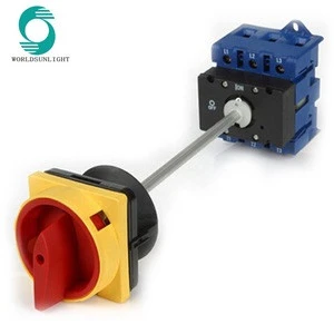 RoHS approval LW30 series with door inter-lock function 20A 25A 32A 40A 63A 80A 100A rotary cam switch