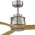 Import Room 36 56 52 inch Wood Blade Brushed  Satin Nickel AC DC Copper Motor Ceiling Fan With Maple 120V 60Hz from China
