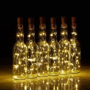 ROPIO holiday decoration wine bottle cork light