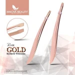 Rose Gold Plasma Plated Eyebrow Tweezers/ Rose Gold Manicure Eyebrow Tweezers/ Best Eyebrow Tweezers