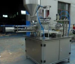 Rotary type Water filling machine Yogurt filling machine