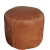 Import Round Genuine Leather Ottoman Sofa Bench Shoe Stools Household And Living Room Furniture  Ottoman Stool from India