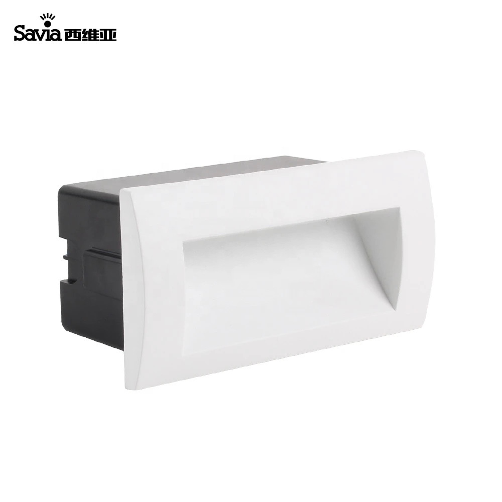 Savia LED SMD outdoor recessed step light corner lamp IP65 waterproof aluminum wall mount staircase stair light