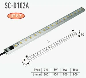 (SC-D102A) 12v PCB SMD 5050 Hard Rigid Led Strip Bar Light