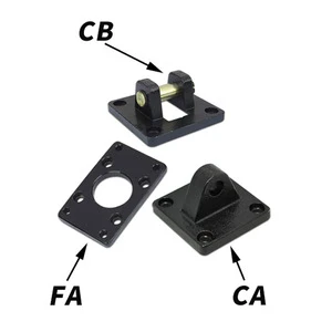 SC series Bracket  Standard cylinder Flange Plate 32 40 50 63 80 100  CA/CB single/double bearing Mounting Accessories