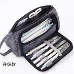 School Pencil Bag Wholesale Canvas Stationary Zipper Animal Kids Custom Pencil Pouch
