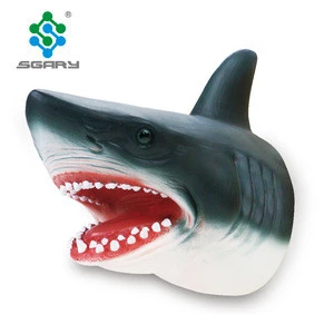 Sea animals 7 INCH Shark rubber hand puppets