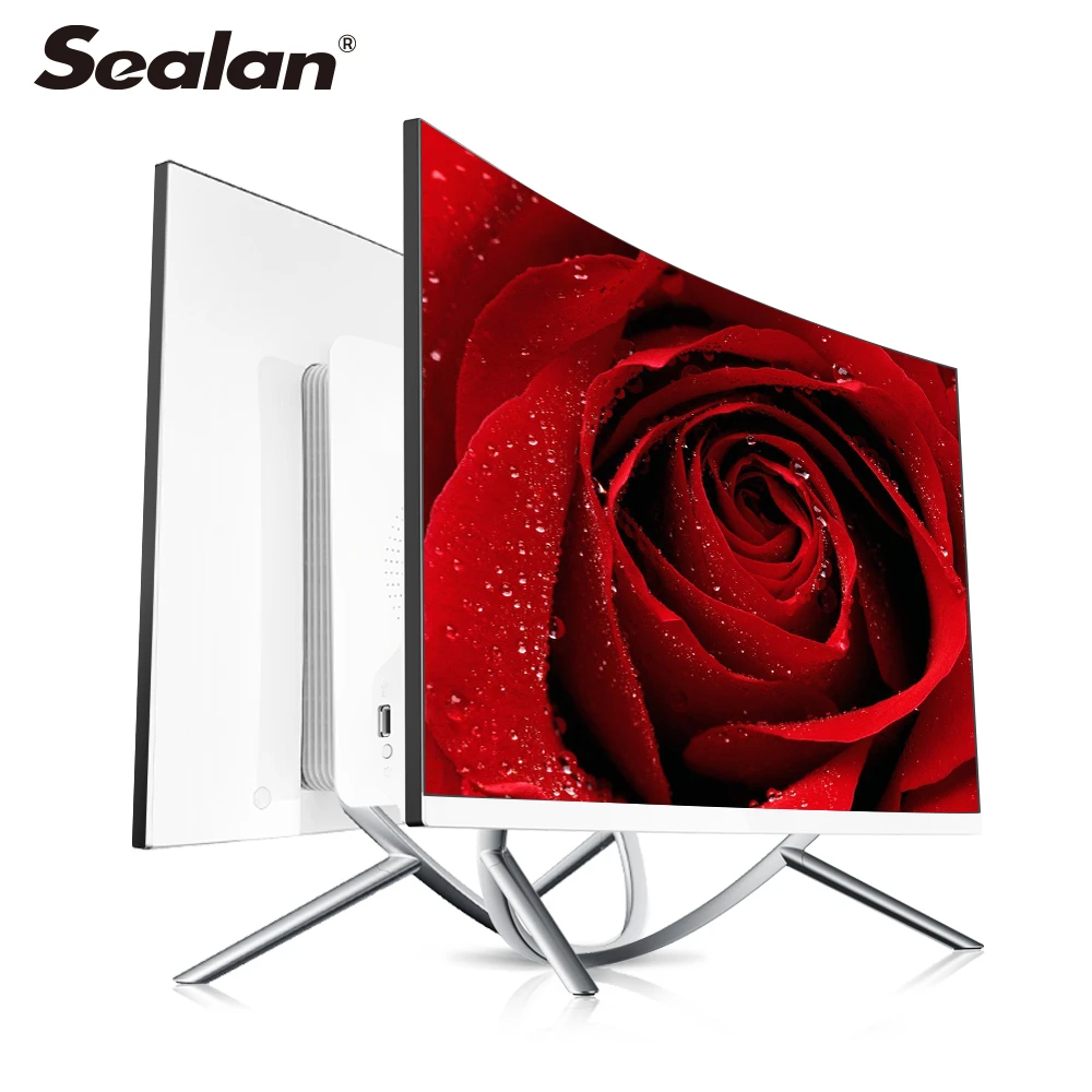 SEALAN 27 inch i5 4300M desktop RAM 8G SSD 240G pc all in one pc gaming computer monoblock curved screen office computers