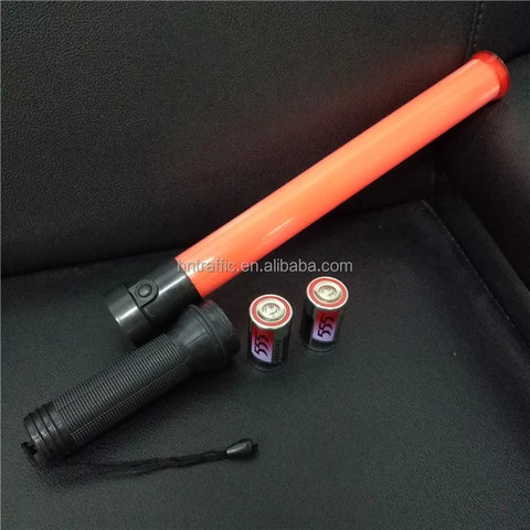 Buy Security Led Traffic Baton Torch Light Led Traffic Wand With 2aa ...