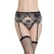 Import Sexy Sheer Women Tight Knee High Jacquard Stockings Open Crotch Panty With Garter Belt from China