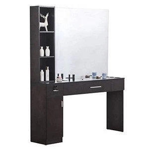SG-LL112 Barber Salon Station Makeup Wall Mount Hair Styling Beauty Spa Equipment Set with Mirror