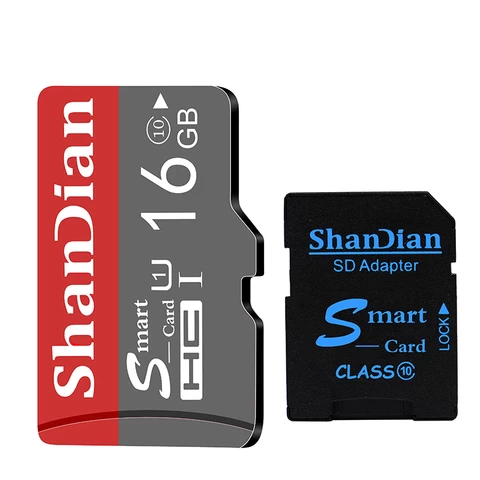 SHANDIAN micro class10 cards sd memory tf card 4GB 8GB 16GB 32GB 64GB 128GB c10 v10 memory card