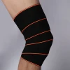 Shock absorbing silicone non-slip spring pressure warm knee pads basketball sports safety