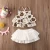 Import Short SLeeve T-Shirts And Skirts Baby Clothes sets Knitted Leopard Casual Children Girls Summer Clothing Sets from China