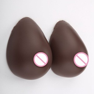 Silicone Breast Forms Self-Adhesive Artificial Boobs Breast Enhancer Crossdresser Prosthesis Mastectomy Transsexual,Black