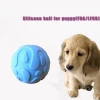silicone Dog Chew Rubber Dog Ball Thrower Pet Toy
