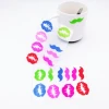 Silicone Funny Wine Glass Charms Wine Accessories Silicone Wine Bottle Markers for Party Bar