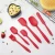 Import Silicone Spatula Set Heat Resistant Spatula  One Piece Seamless Design Rubber Spatula Non-Stick for Cooking Baking and Mixing from China