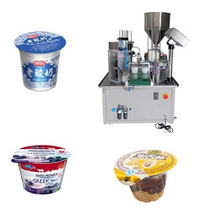 small business sealer honey cup ice cream filling machine fully automatic