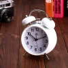 Small cheap funny antique alarm clock copper double bell alarm clock ringing bell