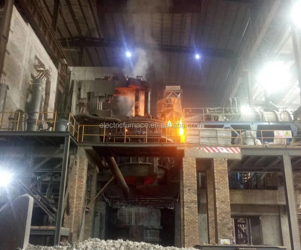 Small DC Electric arc furnace (EAF) for cast-iron scrap