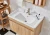 Import small sink with mirror oak wood cabinet india bathroom vanities from China