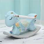 Soft kids hobby horse Rocking Horse with musical