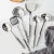 Import Solhui 7pcsStainless Steel kitchenware kitchen utensils set marble Ceramic handle cooking tools set from China
