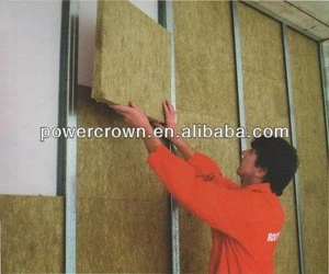 sound proof rockwool wall insulation for building material