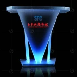 SourceOne Modern Clear Acrylic Podium Lectern (Traditional)