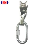 SS-979 Fall Arrest System- Horizontal Lifeline System Overhead Stainless Steel Pulley/ Linha de vida