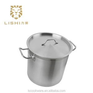 Stainless steel 20cm 6L / 8inch 6.5Quart Stock pot with Sandwich bottom Lid (05style)