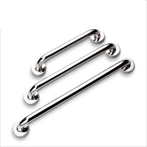 Stainless steel bathroom handicap safety grab bar wall mounted shower bar