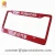 Import Stainless steel decorative custom motorcycle car license plate frames from China