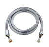 Stainless steel flexible hose with EPDM inner hose and brass fittings
