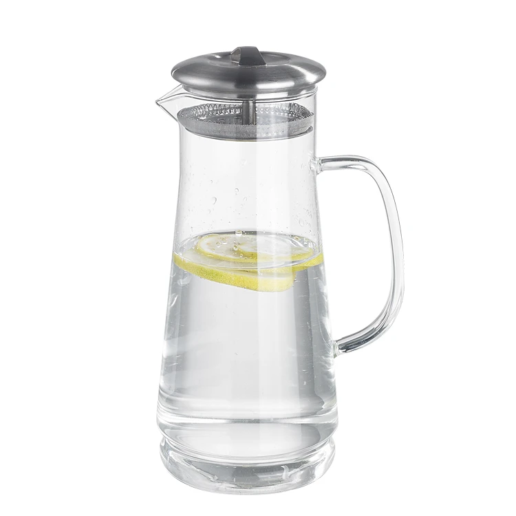Stainless Steel Glass Water Jug,Acrylic Water Heater Jug,Water Jug Glass Bottle With Lid