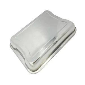 Stainless steel large size square shape plate / Multi-size food serving tray