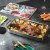 Import Stainless steel non-stick wide bake tray kitchen sheet pan flat baking roast pan double handle from China