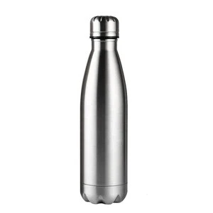 stainless steel single wall  cola shape flask water bottle 350ml 500ml 600ml 750 ml and 1000ml water bottle