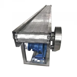 Stainless Steel Slat Chain Conveyor with customized size