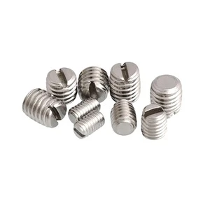 Stainless Steel slotted headless set screw