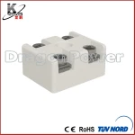 Standard two holes ceramic terminal block for mass production