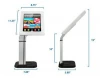 Steel Customized Rotating Tablet stand Android Tablet pc Stand